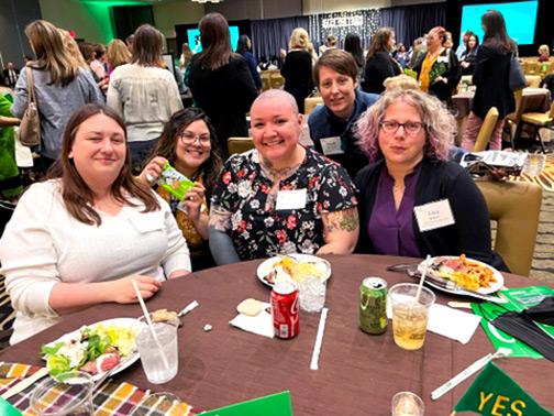 Visions employees attended Take the Lead Berks County on April 12, 2022.